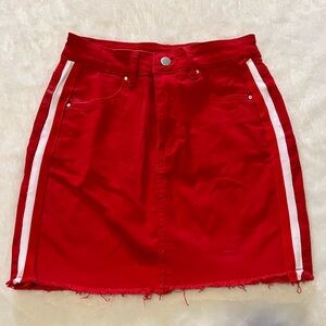 Fashion Nova Jean Skirt